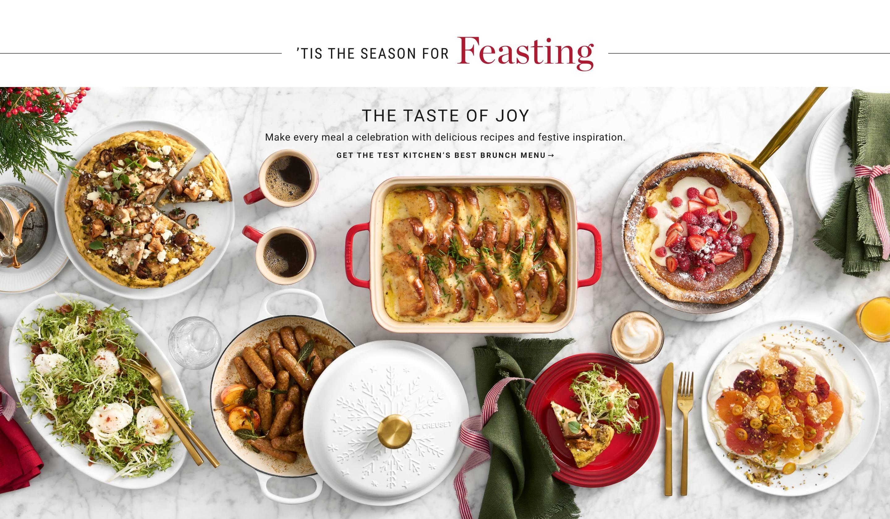 Tis The Season For Feasting | The Taste of Joy | Get The Test Kitchen's Best Brunch Menu