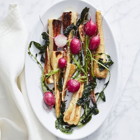 Roasted Parsnips and Radishes